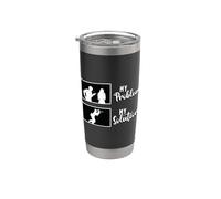 Mon problème Mon pictogramme Maman Amoureuse de Paintball Joueuse de Paintball Gobelet isotherme en acier inoxydable double paroi
