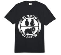 Mon problème : Mon Pictogramme : Maman, propriétaire d'un Hamster, Amateur de cobayes Comfort Colors Adult Heavyweight T-Shirt