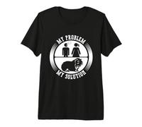 Mon problème : Mon Pictogramme : Maman, propriétaire d'un Hamster, Amateur de cobayes T-Shirt Haut de Gamme