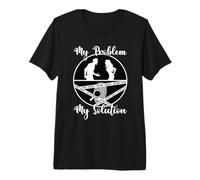 Mon problème Mon Pictogramme Mom Investigation Forensic Science T-Shirt Haut de Gamme