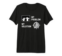 Mon problème Mon Pictogramme Papa Alligator Hunt Alligator Hunter T-Shirt Haut de Gamme