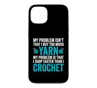 Mon problème n'est Pas Que j'achète trop de Laine - Crochet Coque pour iPhone 13