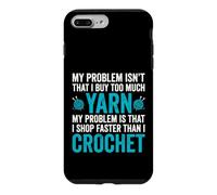 Mon problème n'est Pas Que j'achète trop de Laine - Crochet Coque pour iPhone 7 Plus/8 Plus