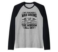 Mon Professeur s'est trompé : Chauffeur de Camion, Hommes, père, Mari, Camionneur Manche Raglan