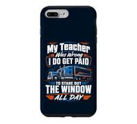 Mon Professeur s'est trompé, Je Regarde par la fenêtre La Vie de Camionneur Coque pour iPhone 7 Plus/8 Plus