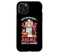 Mon Programme Anime Toute La Journée Manga Japonais Coque pour iPhone 11 Pro