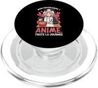 Mon Programme Anime Toute La Journée Manga Japonais PopSockets PopGrip pour MagSafe