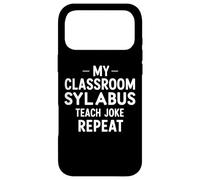 Mon Programme de Classe Teach Joke Repeat Funny Teacher Coque pour iPhone 17 Pro Max