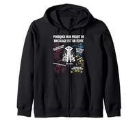 Mon Projet de Bricolage Bricoleur Bricole Homme Drôle Sweat à Capuche