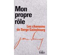 Coffret Folio "Mon propre rôle" - Gainsbourg - 2 volumes - L'intégrale des Paroles