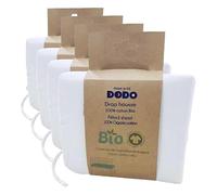 Mon PTIT DODO Drap Housse Bio 40x80 Blanc (Lot de 4)