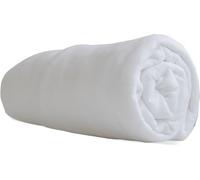 Mon PTIT DODO Drap Housse Imperméable Nacelle 30x75 Blanc | 5 Points pour Sangles de Sécurité