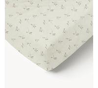 Mon PTIT Dodo Drap-Housse IMPRIMÉ Flowers 60 x 120 cm, Crème