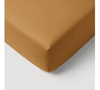 Mon PTIT Dodo Drap-Housse Jersey Caramel 70 x 140 cm, Marron