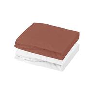Mon PTIT Dodo LOT 1 ALESE PU + 1 Drap Housse Blanc/TOMETTE 70 x 140 cm