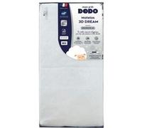 MON P'TIT DODO - Matelas 3D dream ultra respirant et ventilé 70x140 cm Blanc/Anthracite Blanc G