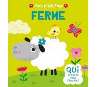 Christine Sheldon – Mon p'tit flap – Ferme – Album éveil dès la naissance – Cartonné