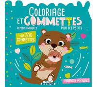 Mon P'tit Hemma - Coloriage et gommettes pour les petits - Animaux mignons - + de 200 gommettes repositionnables - Carotte Et Compagnie - Hemma - broché - Document jeunesse