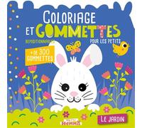 Mon P'tit Hemma - Coloriage et gommettes pour les petits - Le jardin - Carotte Et Compagnie - Hemma - broché - Document jeunesse