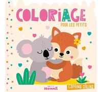 Mon P'tit Hemma - Coloriage pour les petits - Copains câlins - Album de coloriage - modèles couleurs - 3 ans