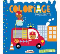 Mon P'tit Hemma - Coloriage pour les petits - Les véhicules (Camion de pompier)