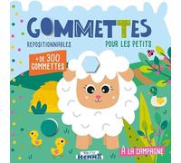 Mon P'tit Hemma - Gommettes pour les petits - À la Campagne - Livre de gommettes repositionnables - Dès 3 ans