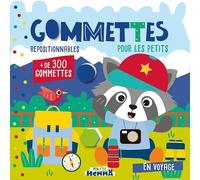 Mon P'tit Hemma - Gommettes pour les petits - En voyage - Livre de gommettes repositionnables - Dès 3 ans