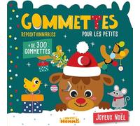 Mon P'tit Hemma - Gommettes pour les petits - Joyeux Noël - Livre de gommettes repositionnables - Dès 3 ans