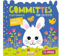 Mon P'tit Hemma - Gommettes pour les petits - Le jardin - Livre de gommettes repositionnables - Dès 3 ans