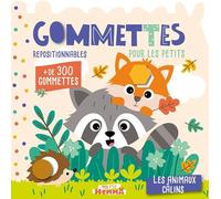 Mon P'tit Hemma - Gommettes pour les petits - Les animaux câlins - Livre de gommettes repositionnables - Dès 3 ans