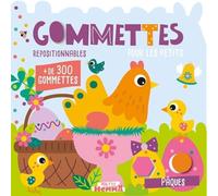 Mon P'tit Hemma - Gommettes pour les petits - Pâques - Livre de gommettes repositionnables - Dès 3 ans