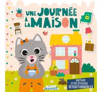 Mon P'tit Hemma - Une journée à la maison - Album avec stickers - Dès 3 ans