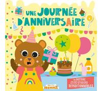 Mon P'tit Hemma - Histoire avec stickers repositionnables - Une journée d'anniversaire - Une histoire avec plus de 80 stickers repos - Carotte Et Compagnie - Hemma - broché - Document jeunesse