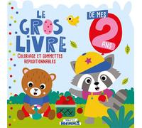 Mon P'tit Hemma - Le gros livre de mes 2 ans (Ourson et raton laveur) - Carotte Et Compagnie - Hemma - broché - Livre-jeu