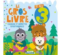 Mon P'tit Hemma - Le gros livre de mes 3 ans (Singe et ours) - Carotte Et Compagnie - Hemma - broché - Document jeunesse