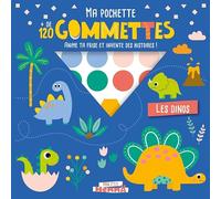 Mon P'tit Hemma - Les dinos - Pochette de + de 120 gommettes - Dès 3 ans