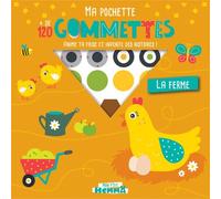 Mon P'tit Hemma Ma pochette + de 120 gommettes - La ferme Ma pochette avec 120 gommettes - Carotte Et Compagnie - Hemma - broché - Document jeunesse