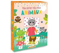 Mon P'tit Hemma - Mon coffret méli-mélo - Animaux - Des cartes animaux à mélanger et à assembler - Boîte de jeux - Dès 3 ans