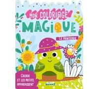 Mon P'tit Hemma - Mon coloriage magique - Le printemps - coloriages motifs - coloriage surprise - Printemps - 3 ans