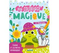 Mon P'tit Hemma - Mon coloriage magique - Le printemps ! - Colorie et les motifs apparaissent - Carotte Et Compagnie - Hemma - broché - Document jeunesse
