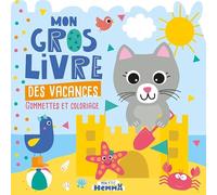 Mon P'tit Hemma - Mon gros livre des vacances - Gommettes à placer dans des décors, coloriages et stickers - Dès 3 ans