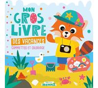 Mon P'tit Hemma - Mon gros livre des vacances - Gommettes à placer dans des décors, coloriages et stickers - Dès 3 ans