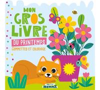 Mon P'tit Hemma - Mon gros livre du printemps - Gommettes et coloriage - Carotte Et Compagnie - Hemma - broché - Document jeunesse