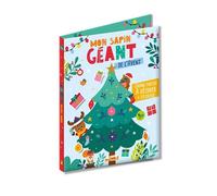 Mon P'tit Hemma - Mon sapin géant de l'Avent - Grand poster à décorer + stickers - 24 colos - - Carotte Et Compagnie - Hemma - Jeux livres objets