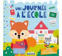 Mon P'tit Hemma - Une journée à l'école - Album avec stickers - Dès 3 ans
