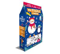 Mon puzzle à emporter- Noël - Pochette puzzle avec coloriage et stickers - Dès 3 ans