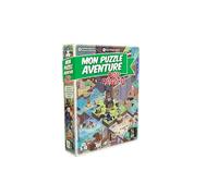 Mon Puzzle Aventure Petits Detectives - Puzzle et Jeu d'enquête - idéal pour Les Enfants dès 5 Ans - 3 enquêtes à résoudres - 42 pièces - fabriqué en France - Game Flow - Blackrock Games
