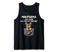 Mon Pyjama Peu de Coton Beaucoup De Poils de Yorkshire Débardeur