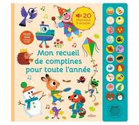 Thierry Bedouet – Mon recueil de comptines pour toute l'année – Dès 1 an – Cartonné