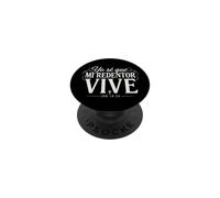 Mon rédempteur VIT Le Verset de la Bible chrétienne Job 19:25 PopSockets PopGrip Adhésif